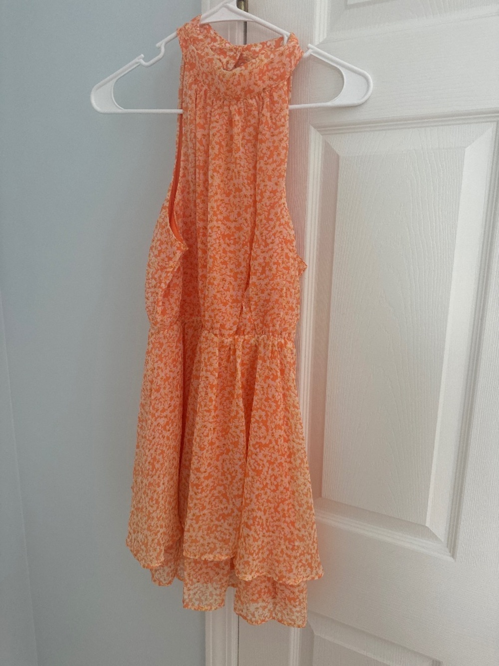 Sienna Sky Orange Floral Dress
